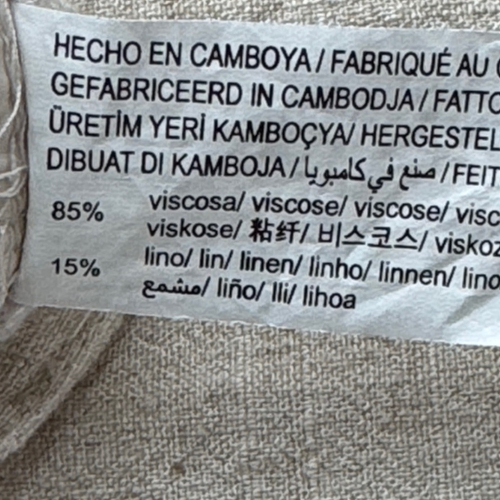 Stradivarius Linen Blend Skirt Size 4 - Picture 4 of 8